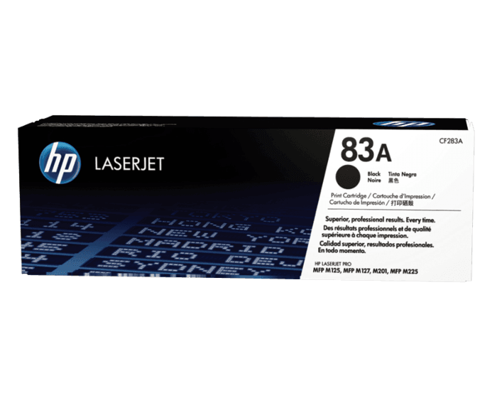 Toner HP CF283A (83A) Negro, 1500pag.