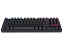 Teclado Mecánico Redragon KUMARA Black K552RGB, Switch Red, Español.