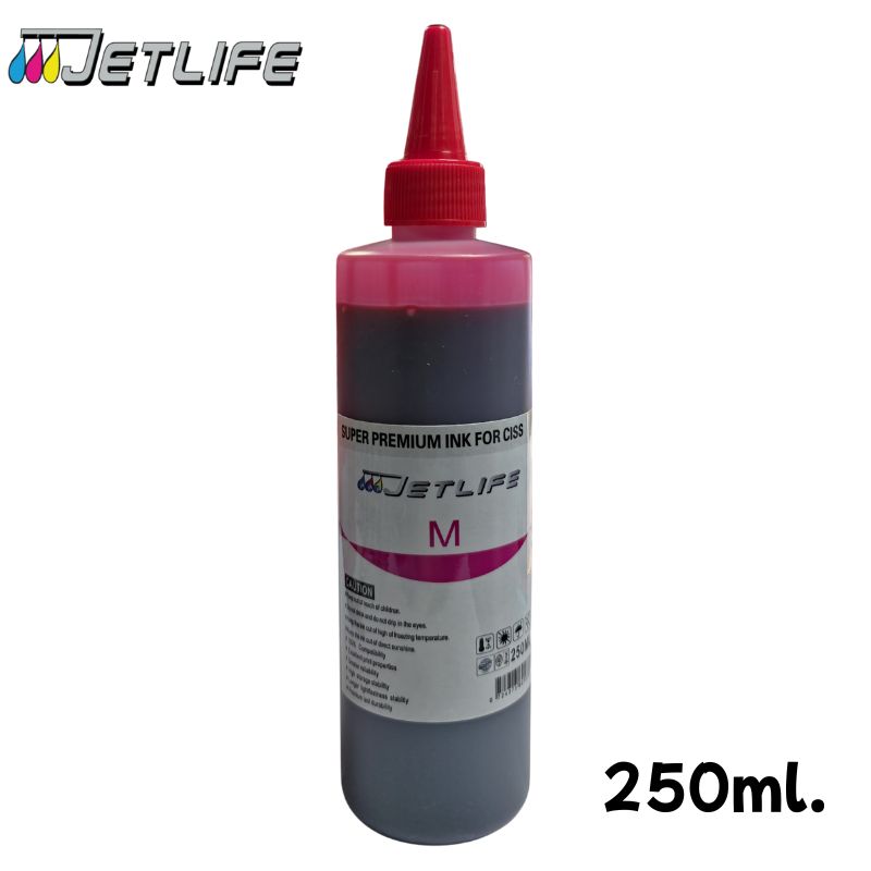 Tinta Genérica Jetlife CISS, Color Magenta 250ml.