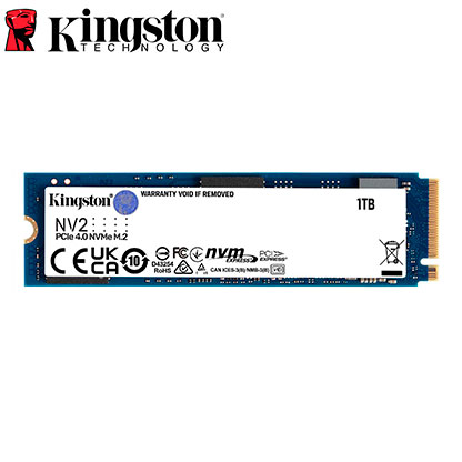 Unidad en Estado Solido Kingston NV2 NVME PCIE 4.0 1000GB (1TB) (SNV2S/1000G)