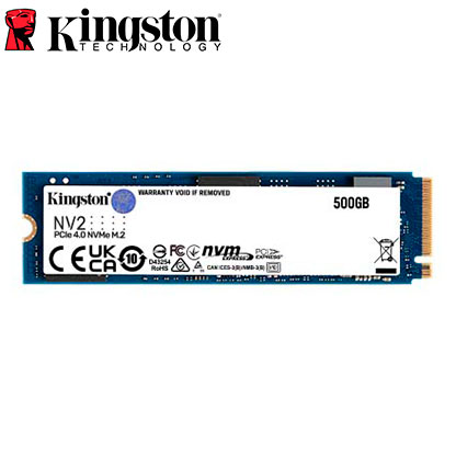 Unidad en Estado Solido Kingston NV2 NVME PCIe 4.0 500Gb