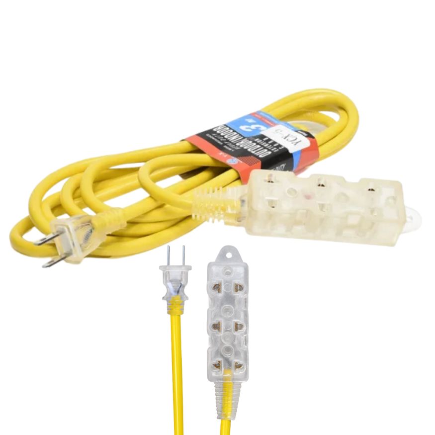 Extensión de Corriente Amarillo 3mt.