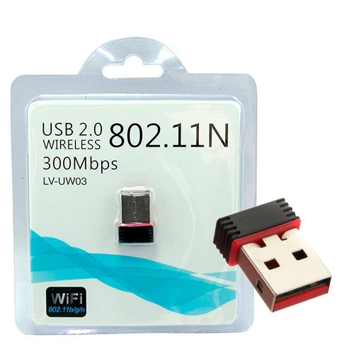 Adaptador USB WI-FI 2.0 300Mbps 802.11n