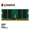 Memoria RAM Kingston KVR32S22S8/16, 16GB, SODIMM DDR4-3200MHz, CL22, 1.2V.
