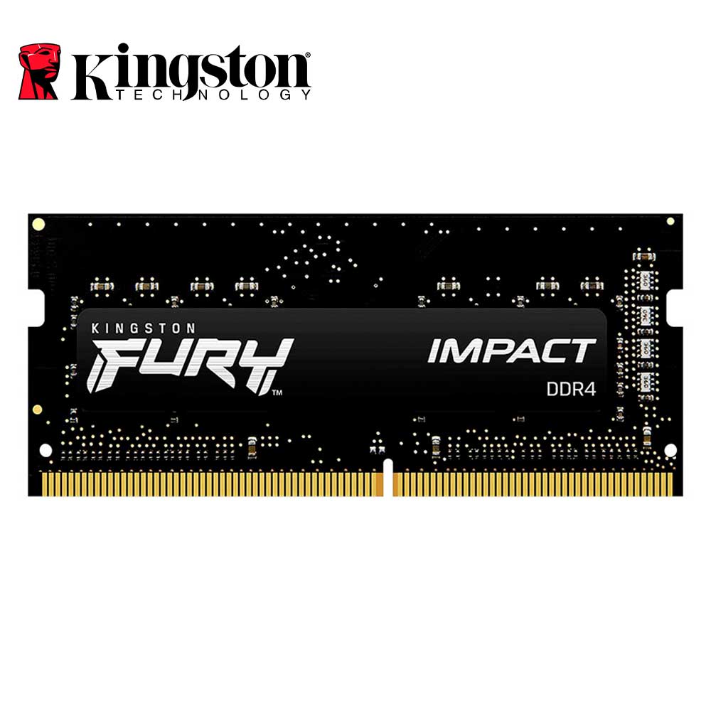 Memoria RAM Sodimm Kingston Fury Impact, 16GB, DDR4, 3200 MHz, PC4-25600, CL20, 1.2V.