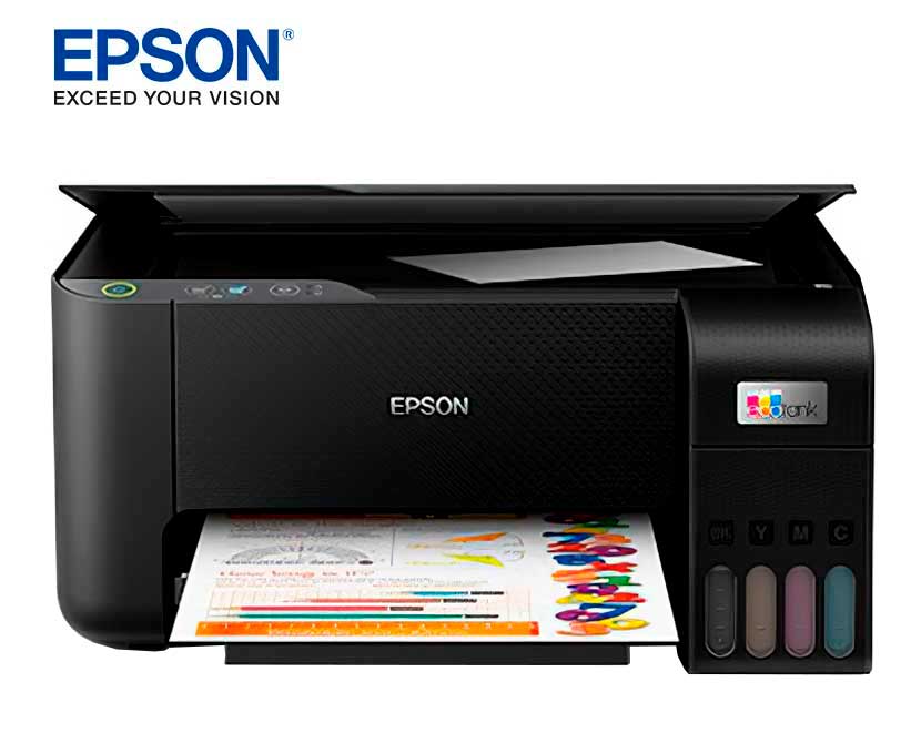 Impresora Multifuncional de tinta Epson EcoTank L3210, Imprime | Escanea | Copia | USB 2.0