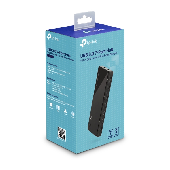 Hub USB 3.0 TP-Link UH720 con 7 Puertos + 2 Puertos Fast Charger