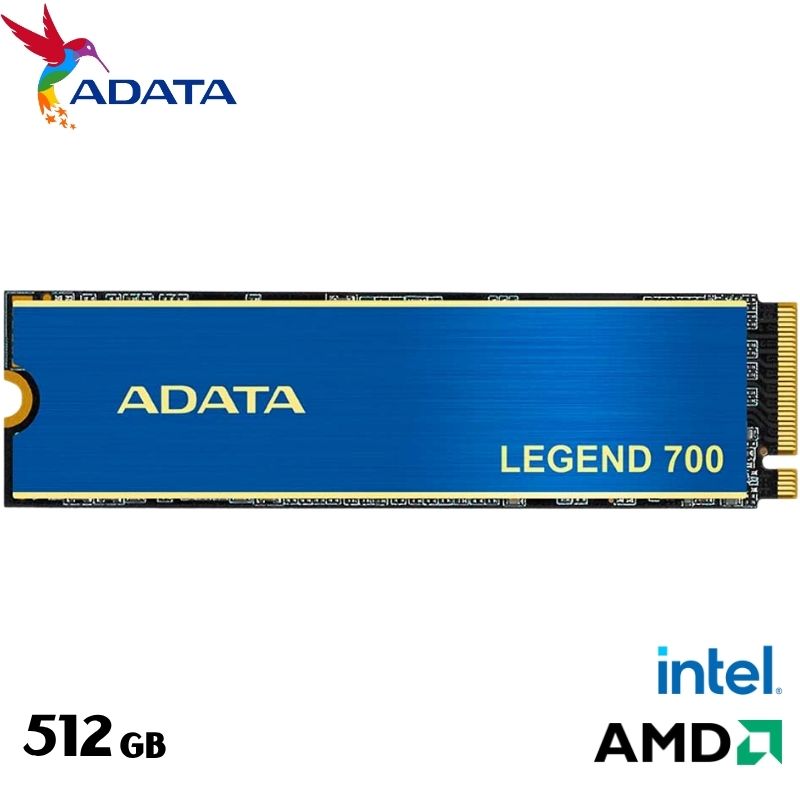 Unidad de Estado Solido Adata Legend 700, M.2 512GB NVMe, PCIe. Gen. 3x4