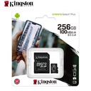 Memoria Micro-SD Kingston Canvas Select Plus, 256GB, Adaptador SD