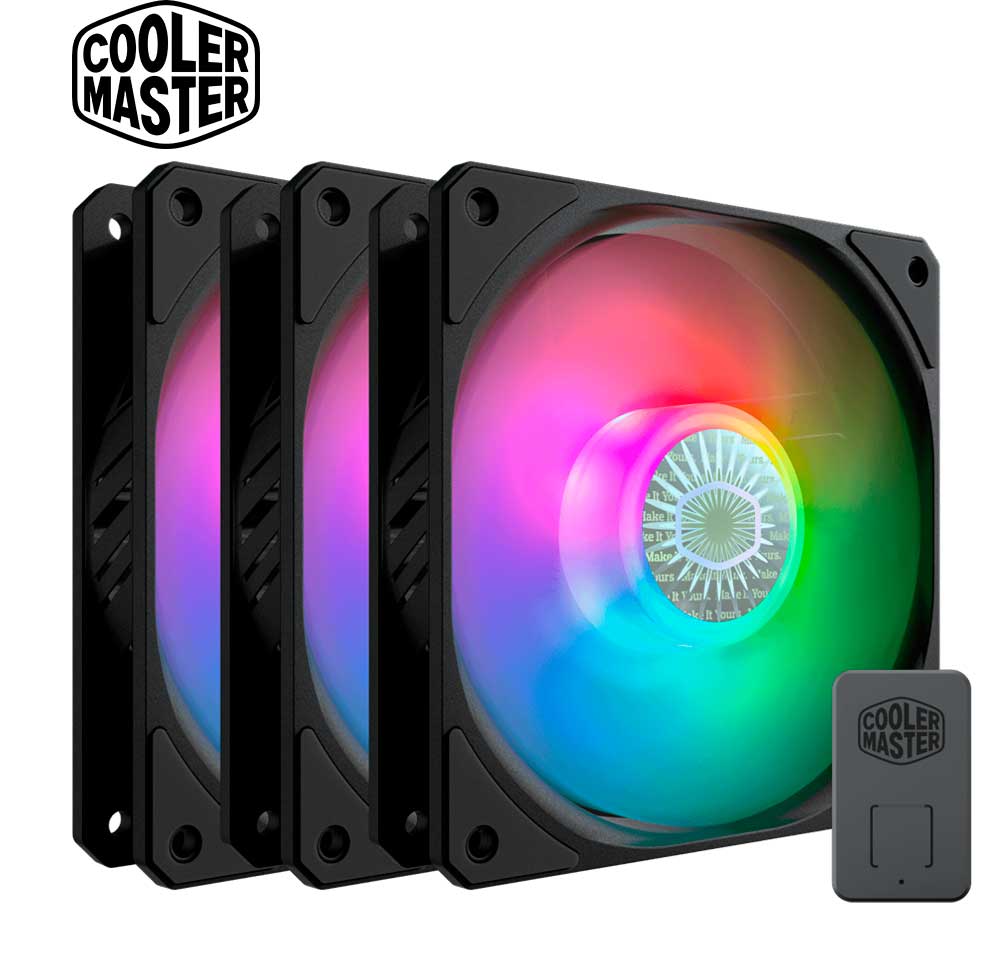 Case Fan COOLER MASTER, Sickleflow 120 ARGB 3 en 1