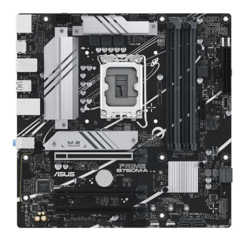 Motherboard Asus PRIME B760M-A D5, Chipset Intel B760, LGA1700, Micro ATX