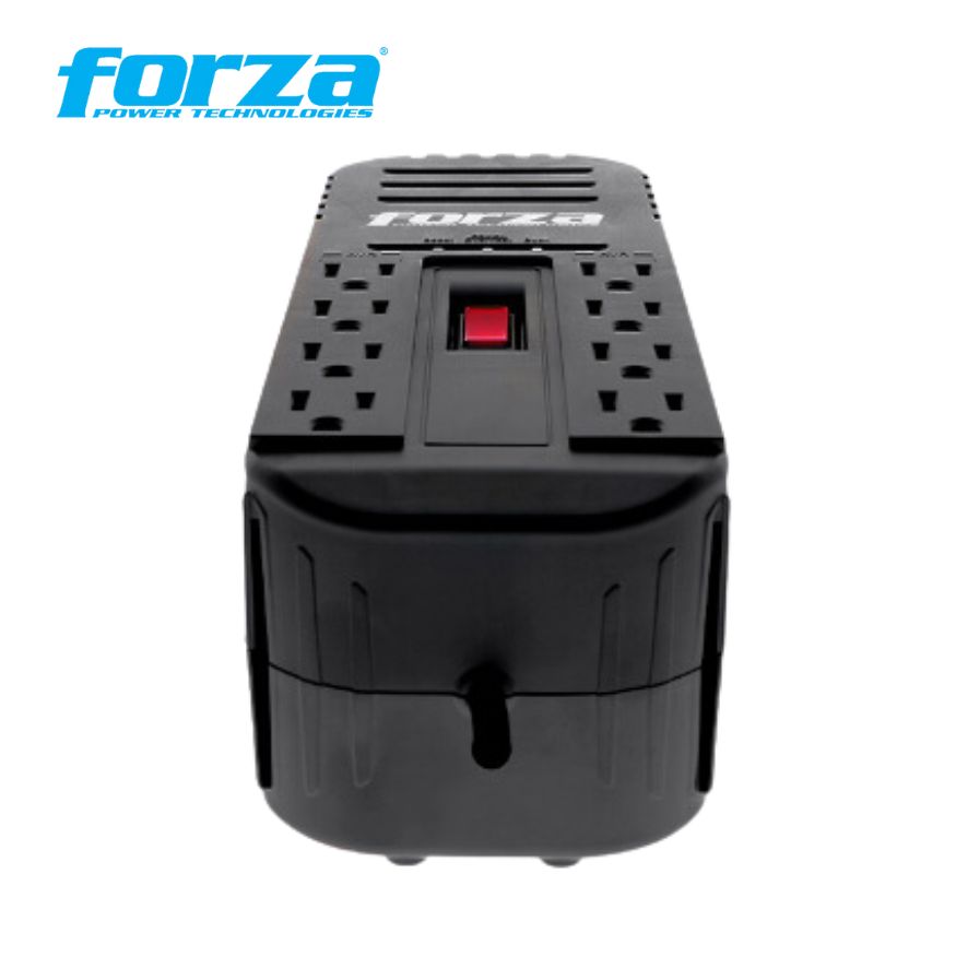 Estabilizador Forza 2200VA/1100W FVR-2202,  8-Tomas, 220v.