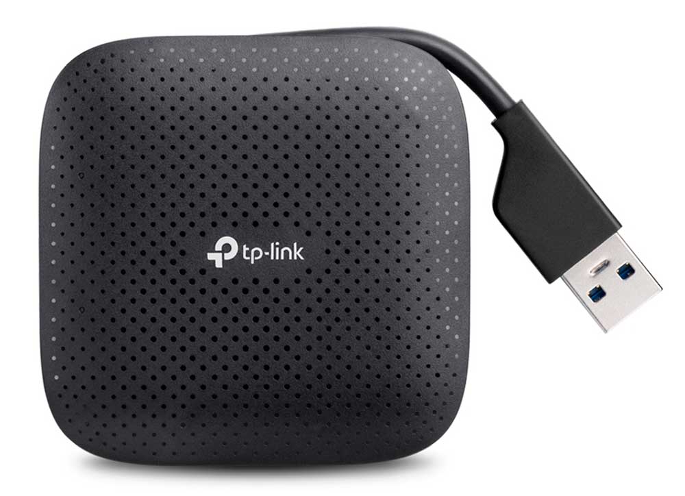 Hub TP-LINK UH400, 4 Puertos USB 3.0 Black.