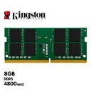 Memoria Ram Kingston KVR48S40BS6-8, 8GB, SODIMM, DDR5-4800MHz, CL40, 1.1V, 262-pin, Non-ECC.