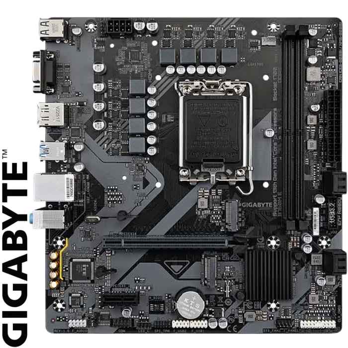 Placa Base Gigabyte B760M E (rev. 1.0), Chipset Intel B760, LGA1700, Micro ATX.