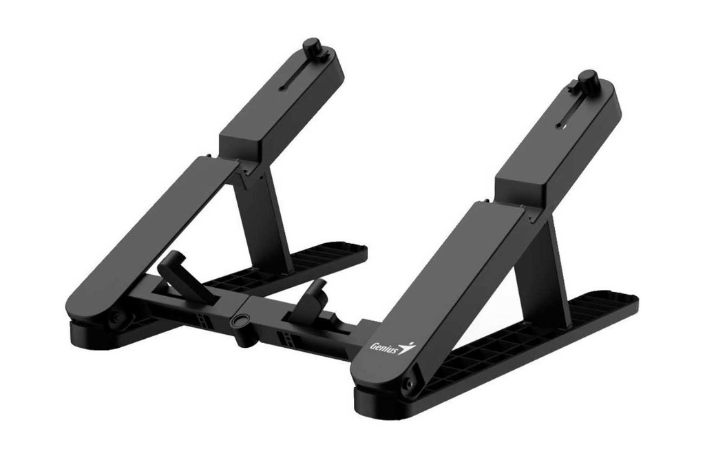 Base Genius, P/Notebook-Tablet, G-Stand M200 10″-17″, Plegable 6 Niveles, Black.