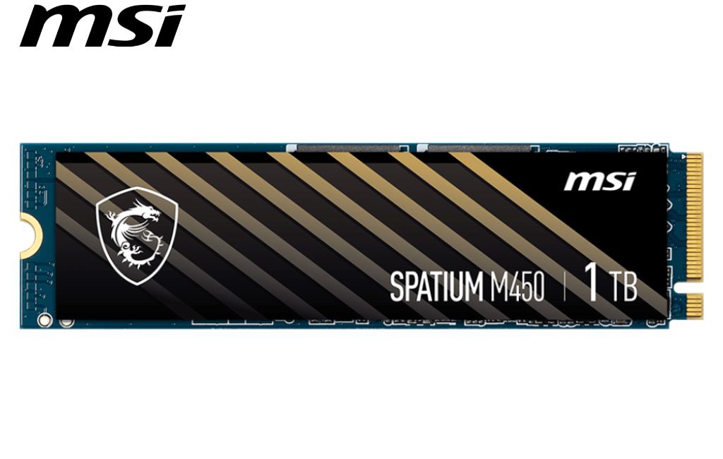Unidad de Estado Solido MSI SPATIUM M450 M.2 1TB, PCIe Gen4 x4, NVMe 1.4