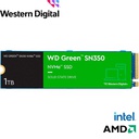 Unidad de Estado Solido Western Digital Green SN350 NVME 1TB M.2 2280, PCIE GEN3 X4 v1.3