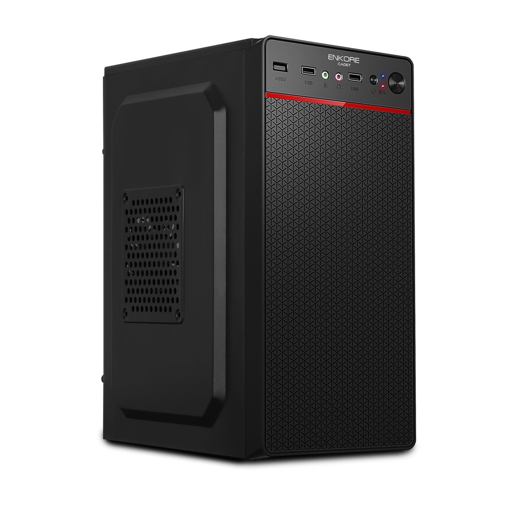 Case Enkore CADET (ENC 1002), Micro ATX, 230W, Negro.