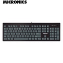 Teclado Multimedia Micronics McQueen (MIC K706) USB, Black