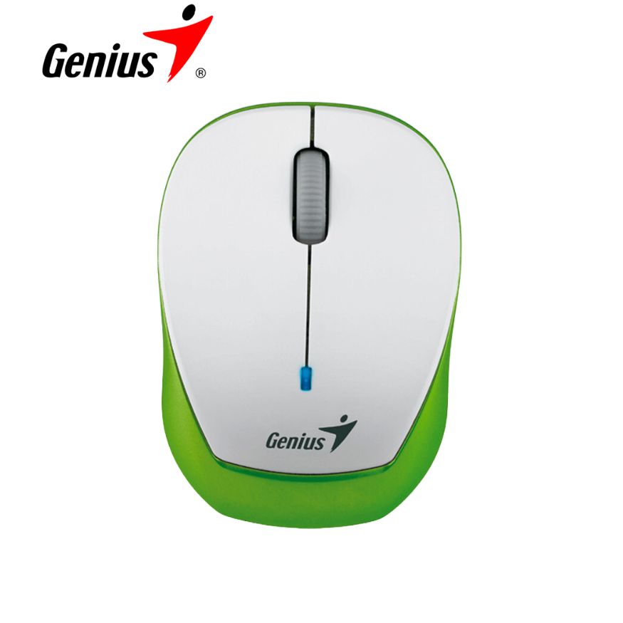 Mouse Genius Micro Traveler 9000R Wireless White/Green.