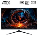 Monitor Plano Teros TE-3252S, 31.5" 4K UHD VA LED, 60 Hz, 1ms, HDMI, DP, Audio
