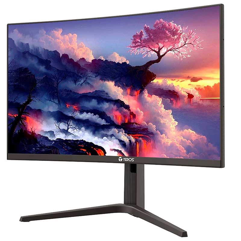 Monitor Curvo Gaming Teros TE-3214G, 31.5&quot; 2K QHD, 2560 x 1440, HDMI/ DisplayPort/FREESYNC