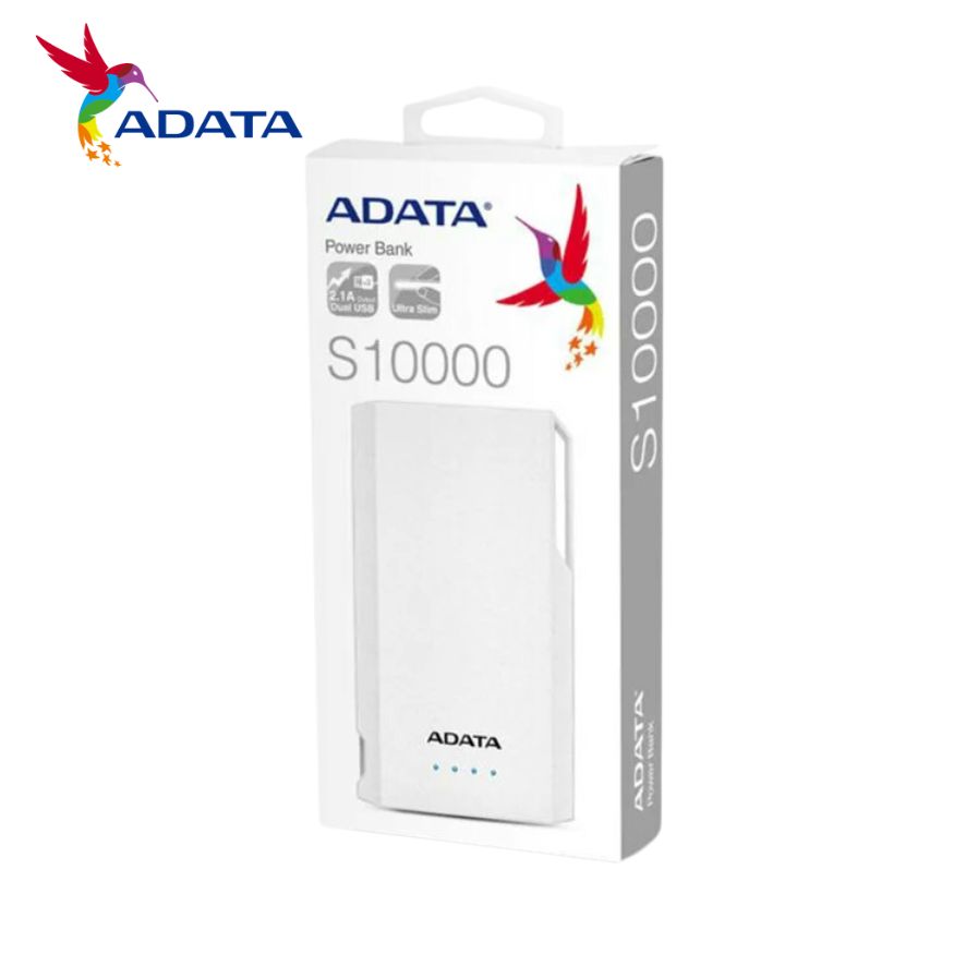 Power Bank, Adata T10000, Blanco.