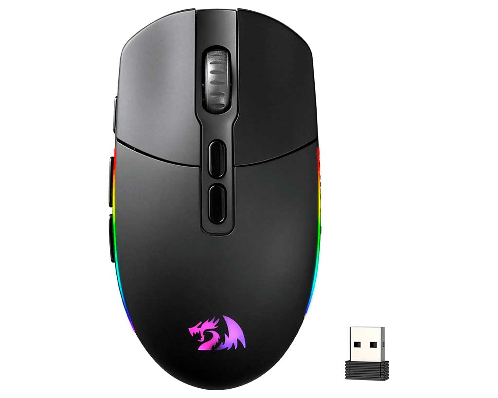 Mouse Redragon INVADER PRO M710RGB, Wireless, Black.