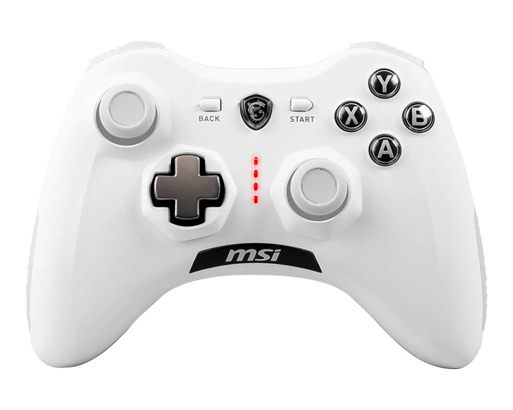 GamePad MSI Forge GC30 V2, Wireless, Vibrador, USB, White.