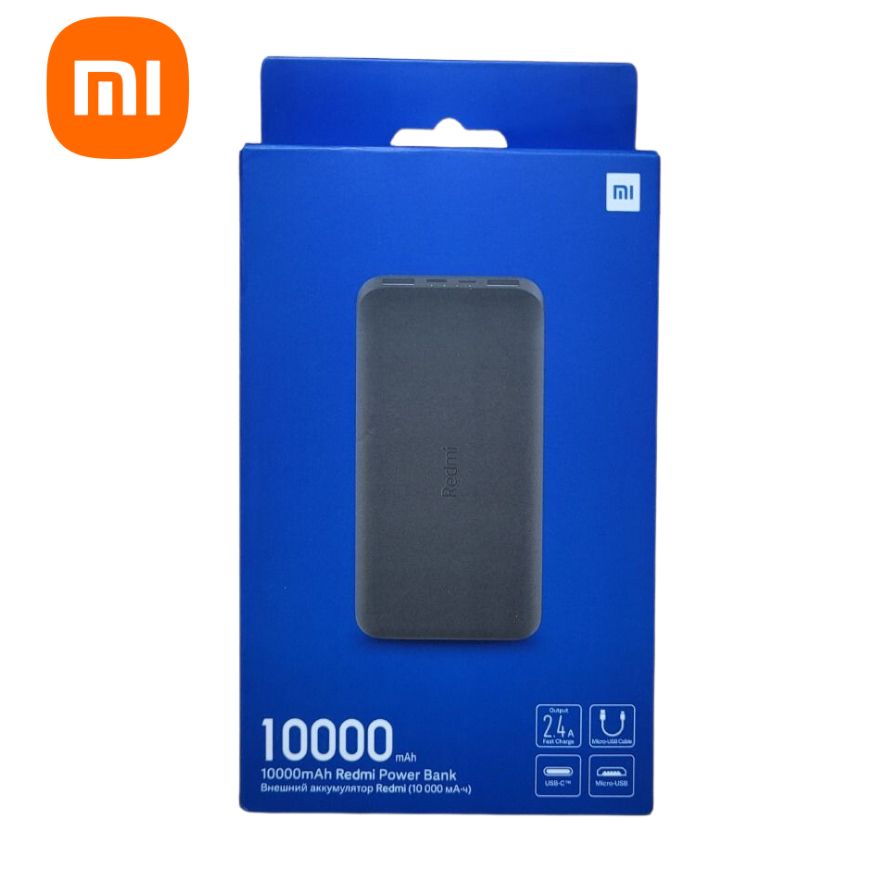 Xiaomi Mi Redmi Power Bank 10000mAh, Negro.