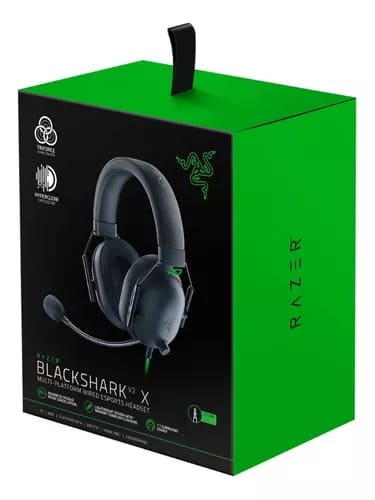 Audifono C/Microfono Razer Blackshark V2 X, Multi-Platform 7.1, Black