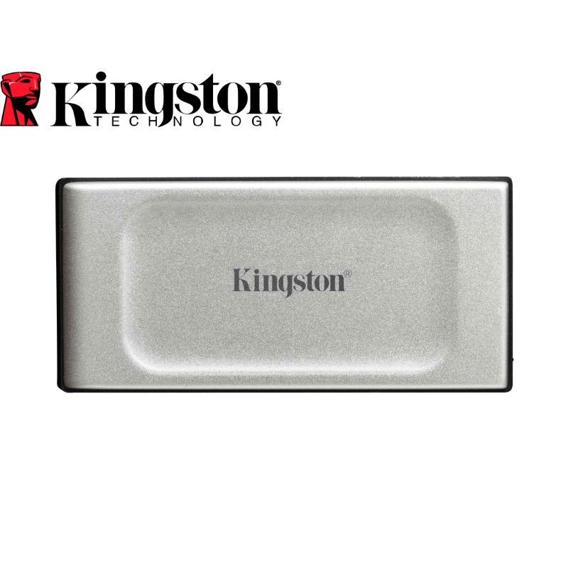 SSD Portable Kingston XS2000, 1TB, Interfaz USB 3.2 Gen 2X2 Type-C, Gris.