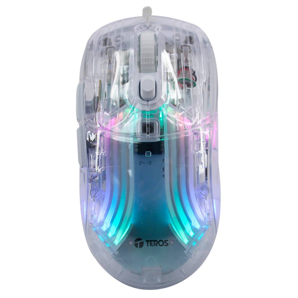 Mouse Gaming Teros TE-1216G | 7200dpi | RGB | 7 Botones.