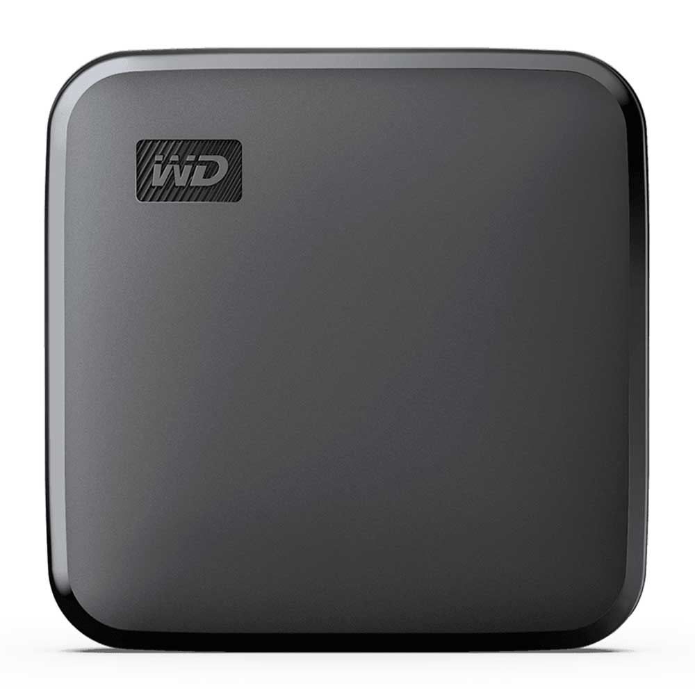 SSD Portable Western Digital Elements SE SSD, 1TB, Interfaz USB 3.0 micro B, Negro.