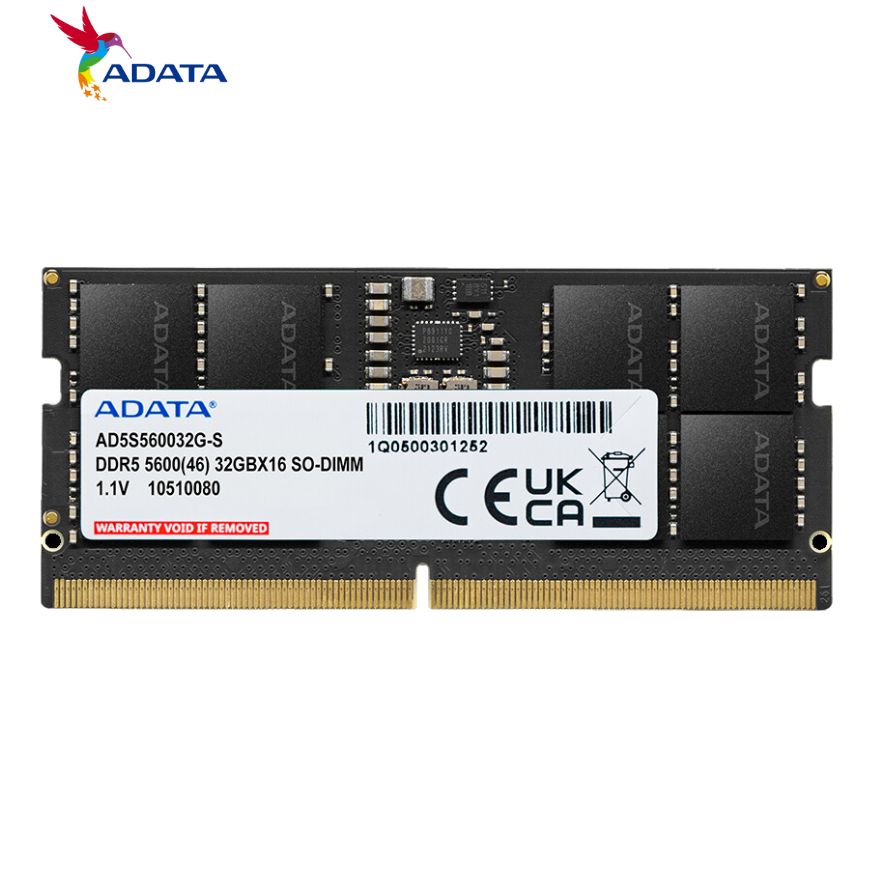 Memoria Ram SODIMM - Adata Premier 8GB, DDR5-5600MHz, CL40, 1.1V, 262-pin.