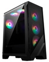 Case MSI MAG Forge 120A Airflow, Mid Tower, Vidrio Templado, S/Fuente USB 3.0, Black.