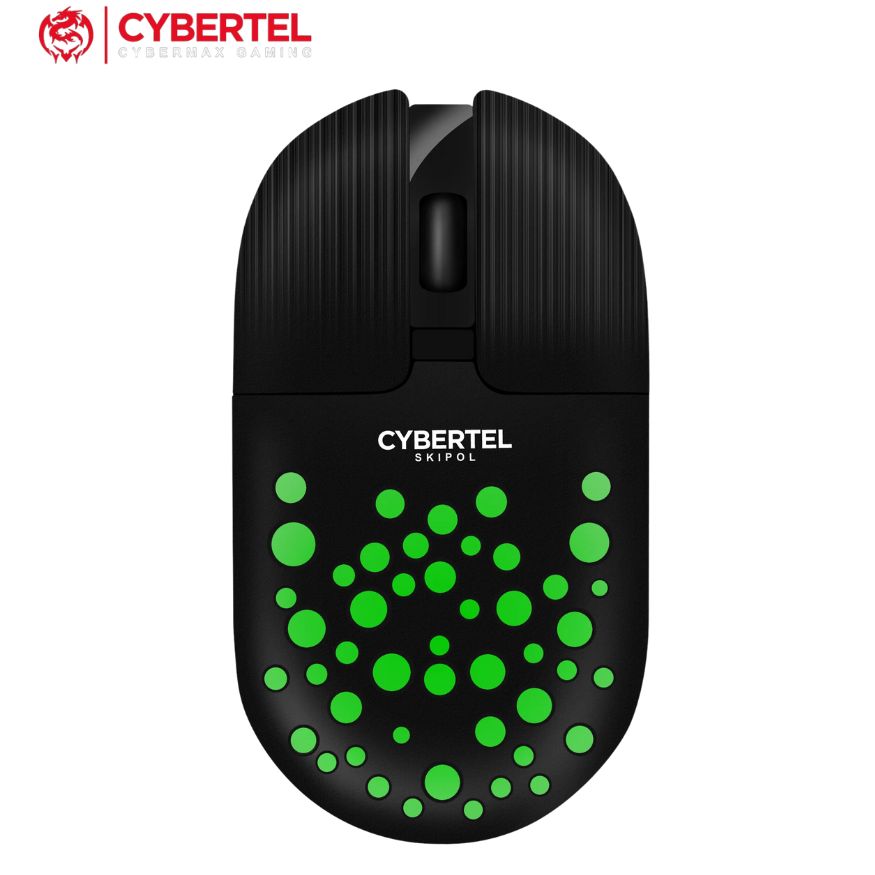 Mouse Cybertel SKIPOL CYB-M705-3M, Wireless/Bluetooth/Recargable, Black.