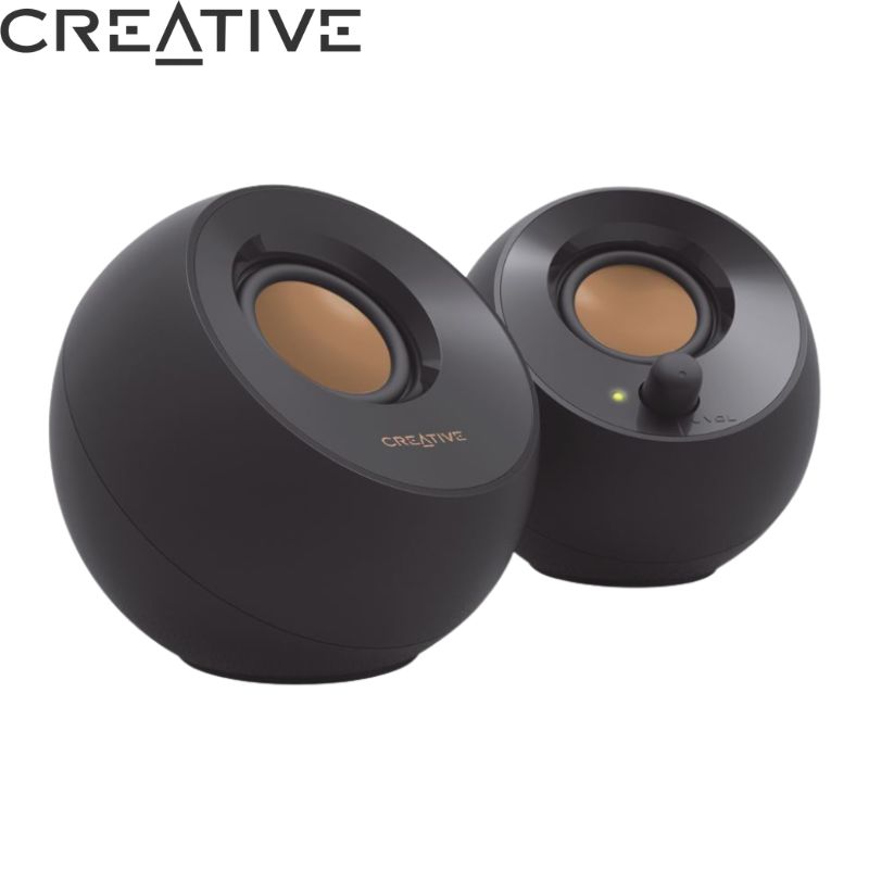 Parlante Creative Pebble 2.0 4.4W 3.5MM Usb-Power Black