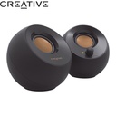 Parlante Creative Pebble 2.0 4.4W 3.5MM Usb-Power Black
