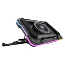 Cooler TEROS TE-7133N RGB, compatible con notebooks de 14&quot; hasta 19&quot;