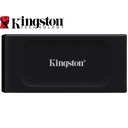 SSD Portable Kingston XS1000, 2TB, Interfaz USB 3.2 Gen 2 Type-C, Negro.