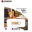 Memoria USB Kingston DataTraveler SE9 G3 512GB, USB 3.2 Gen 1, Metal Gold.