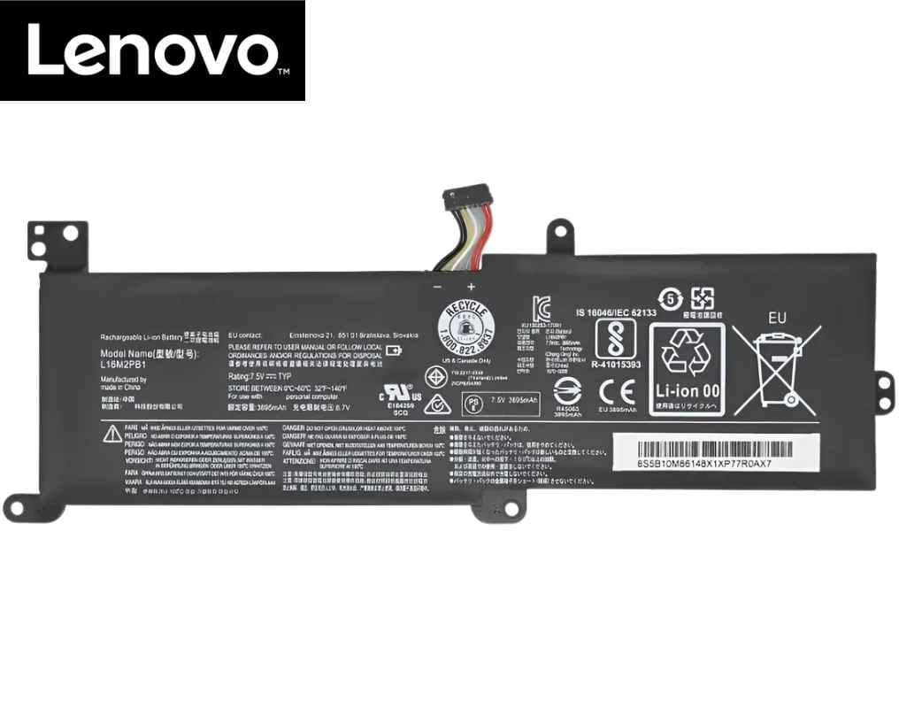 Bateria Lenovo L16M2PB1 L16L2PB2 L16L2PB3 30Wh 7.5V 4 Celdas 320-15ABR 520-15ISK