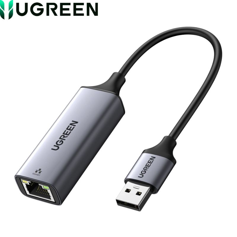 Adaptador de Red Ugreen USB 3.0 a RJ45 Ethernet Gigabit 1000Mbps