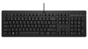 Teclado HP 125, Cable USB, SP, Negro.