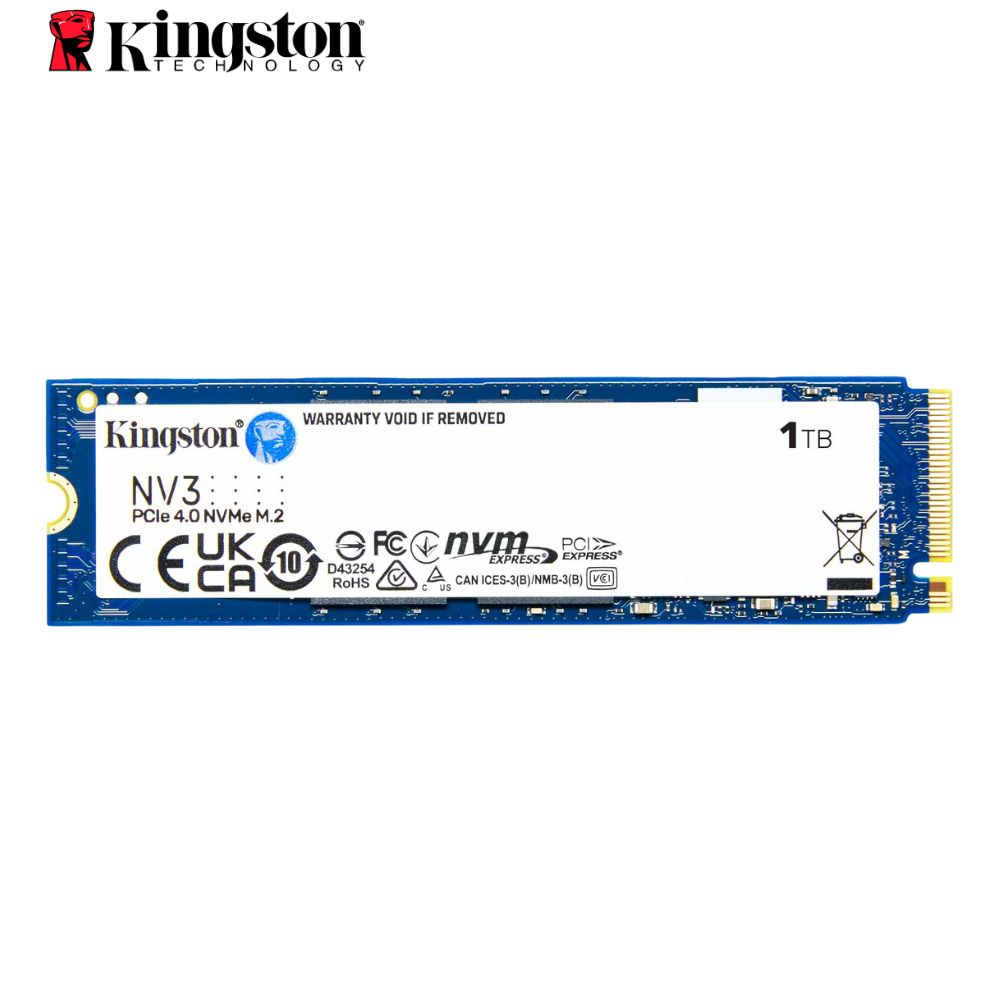 Unidad de Estado Solido Kingston NV3 1TB, PCIe 4.0 NVMe M.2 SSD