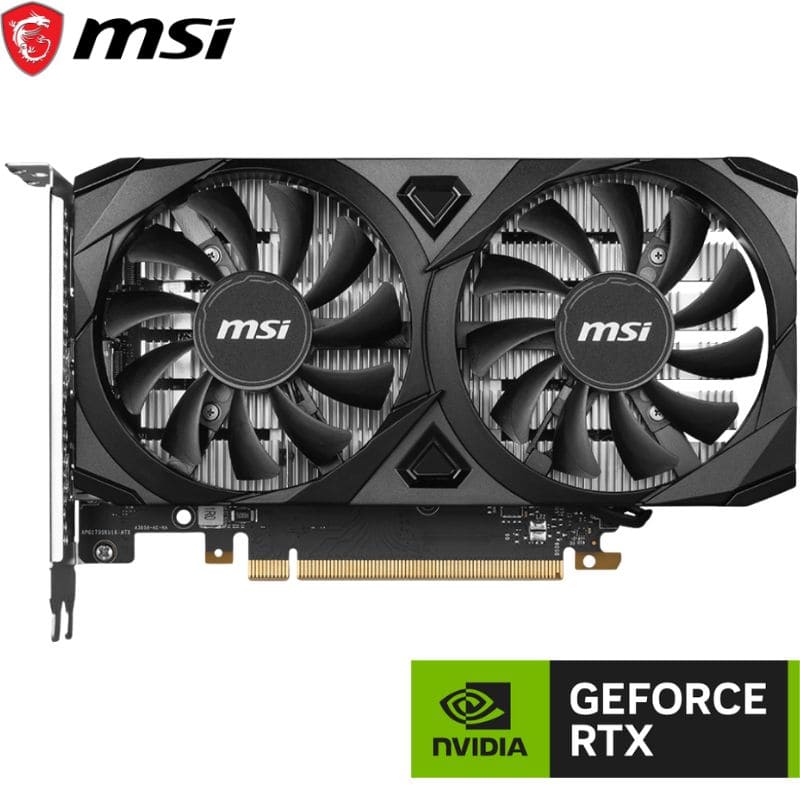 Tarjeta de video MSI GeForce RTX 3050 VENTUS 2X 6G OC, 6GB GDDR6, PCI-Express Gen 4.0