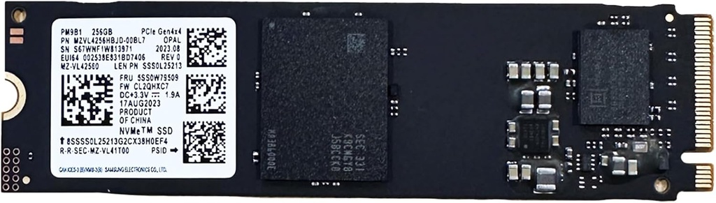 Unidad de Estado Solido SAMSUNG PM9B1 NVMe, 256GB M.2 Gen 4x4 2280