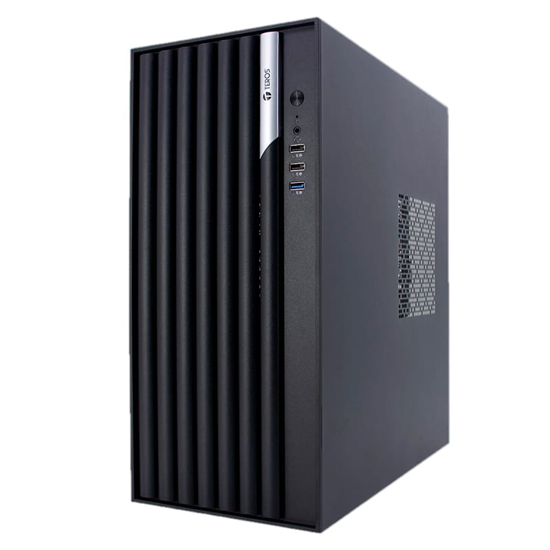 Case Teros TE-1036S, Factor de Forma ATX, 250w, USB 3.0 / 2.0, Audio, Negro.